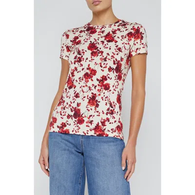 L'agence Ikebana Floral Print Top In Multi