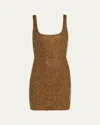 L'agence Inori Beaded Mini Dress