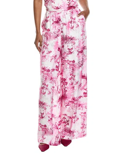 L'agence Ivy Wide Leg Pant In Multi