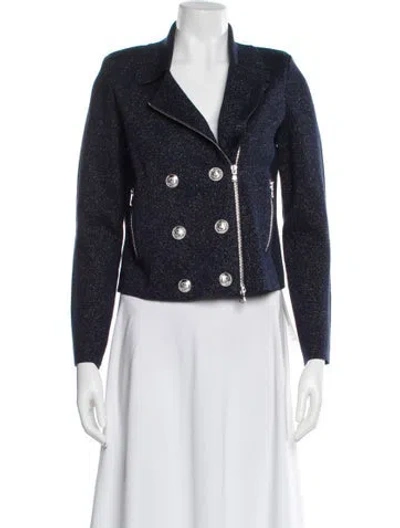 Pre-owned L'agence Jacket In Blue