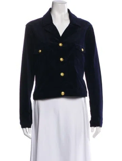 Pre-owned L'agence Jacket In Blue