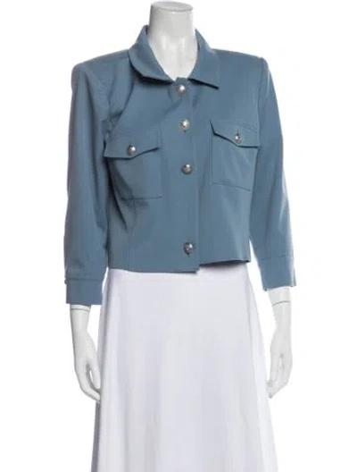 Pre-owned L'agence Jacket In Blue