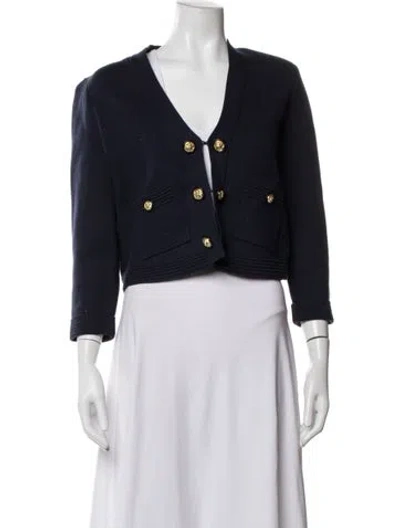 Pre-owned L'agence Jacket In Blue
