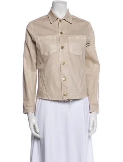 Pre-owned L'agence Jacket In Neutral