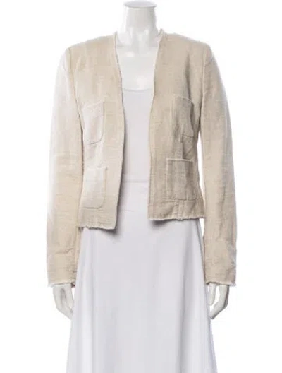 Pre-owned L'agence Jacket In Neutral