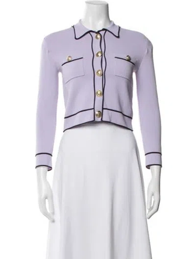 Pre-owned L'agence Jacket In Purple