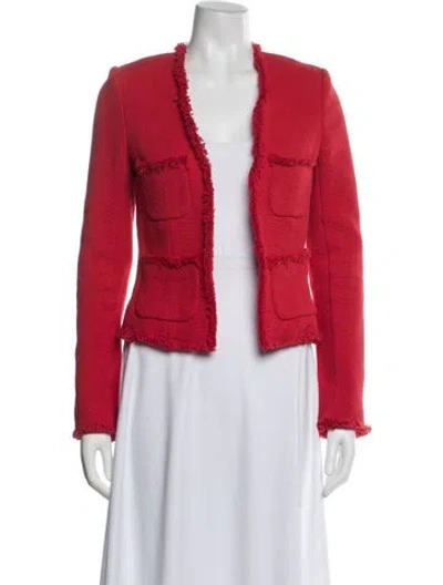 Pre-owned L'agence Jacket In Red