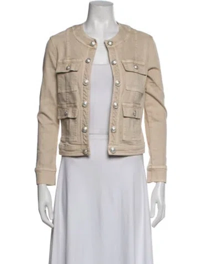 Pre-owned L'agence Jacket W/ Tags In Neutrals