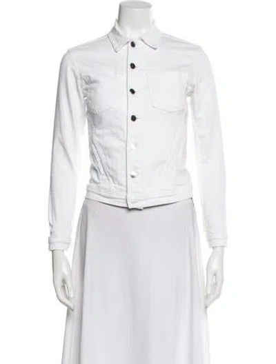 Pre-owned L'agence Jacket In White