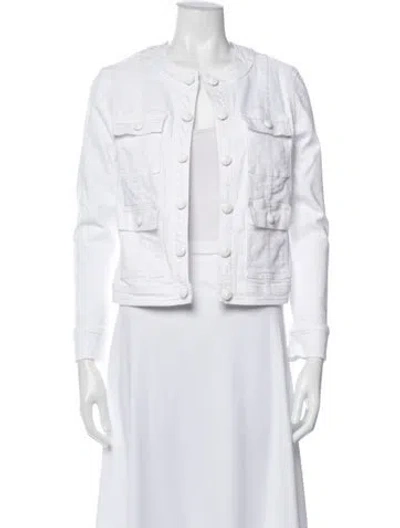 Pre-owned L'agence Jacket In White