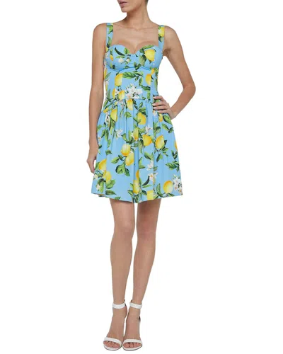 L'agence Jai Mini Dress In Blue