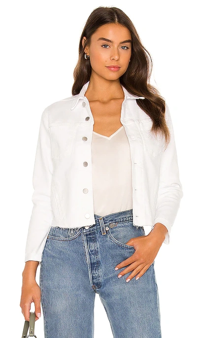 L'agence Janelle Slim Jacket In Blanc