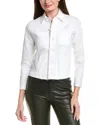 L'agence Janelle Slim Raw Jacket In White