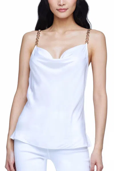 L'agence Jasmine Camisole Tank In White