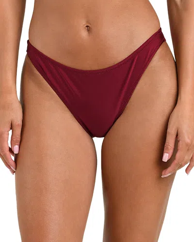 L'AGENCE L'AGENCE JEAN SHIMMER SCOOP FRONT BIKINI BOTTOM