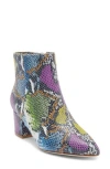 L'agence Jeanne Block Heel Bootie In Multi