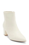 L'agence Jeanne Block Heel Bootie In White