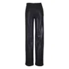 L'agence Black Cotton High-waisted Jean In Black