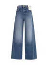 L'agence Wide-leg Jeans In Blue