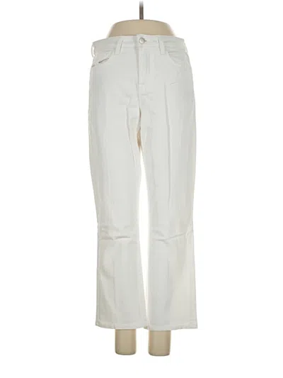 Pre-owned L'agence Jeans In Ivory