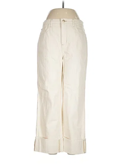Pre-owned L'agence Jeans In Ivory