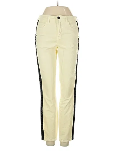 Pre-owned L'agence Jeans In Ivory