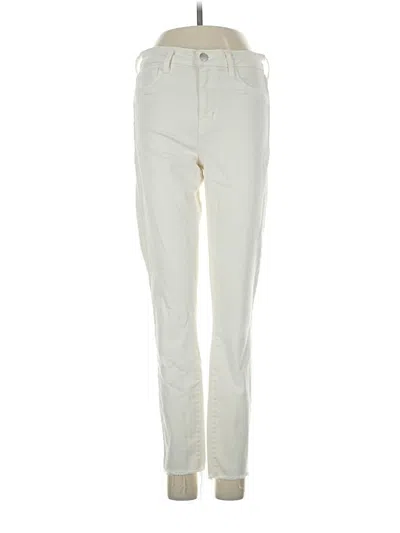 Pre-owned L'agence Jeans In Ivory