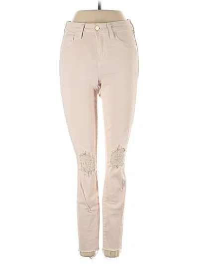 Pre-owned L'agence Jeans In Tan