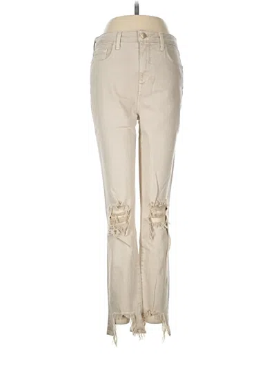 Pre-owned L'agence Jeans In Tan