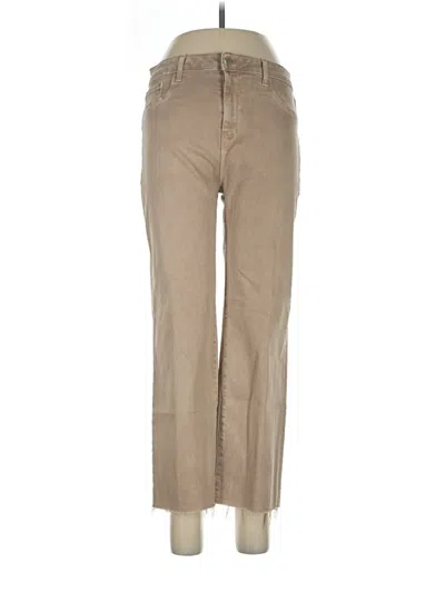 Pre-owned L'agence Jeans In Tan