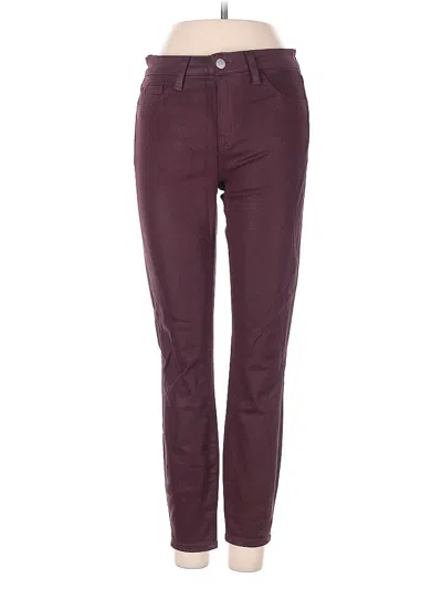 Pre-owned L'agence Jeggings In Burgundy