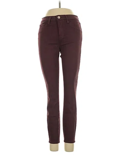 Pre-owned L'agence Jeggings In Burgundy