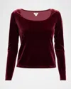 L'agence Jelena Long-sleeve Top In Brown