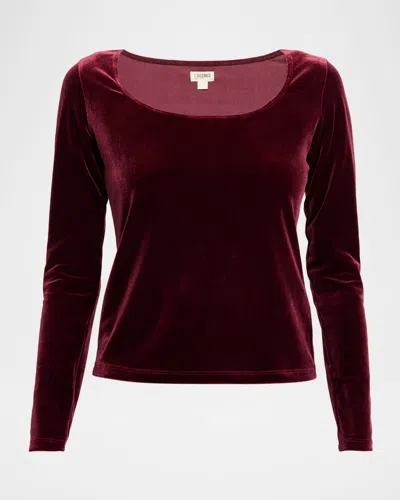 L'agence Jelena Long-sleeve Top In Brown