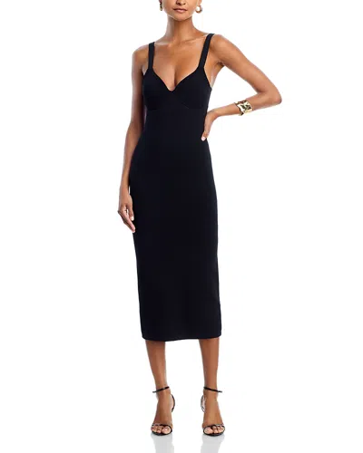 L'agence Jimena Knit Dress In Black