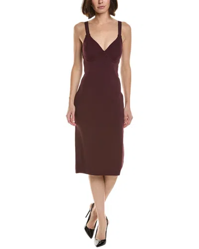 L'agence Jimena Long Dress In Animal Print
