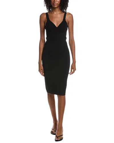 L'agence Jimena Mini Dress In Black
