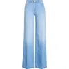 L'agence Joanne Wide Leg Jeans In Blue