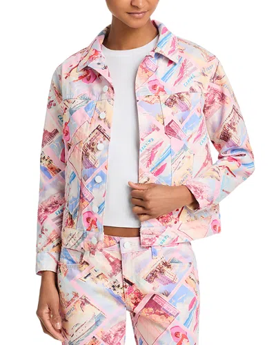 L'agence Joey Oversized Jacket In Multi