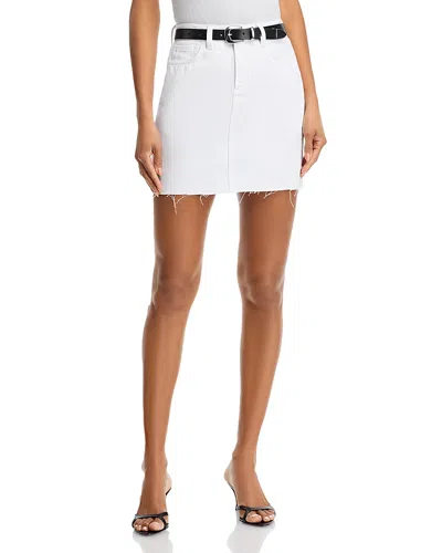 L'agence Jolene Mini Skirt In White