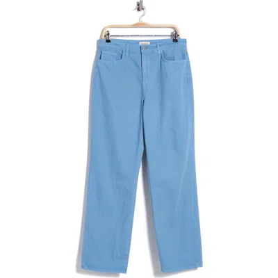 L'agence Jones High Waist Stovepipe Straight Leg Jeans In Blue