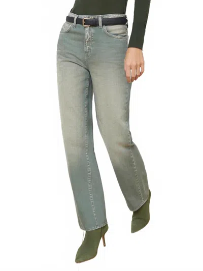 L'agence Jones Jean In Jade Green In Gray