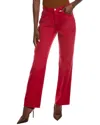 L'agence Jones Ultra High-rise Stovepipe Pant In Red