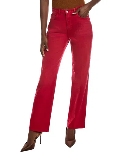 L'agence Jones Ultra High-rise Stovepipe Pant In Red