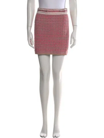 Pre-owned L'agence Julius Skirt Mini Skirt In Pink