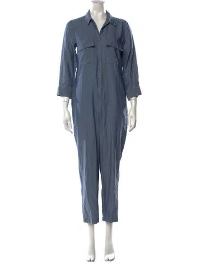 Pre-owned L'agence Jumpsuit In Blue