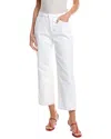 L'agence June Ultra High-rise Blanc Crop Stovepipe Jean In White