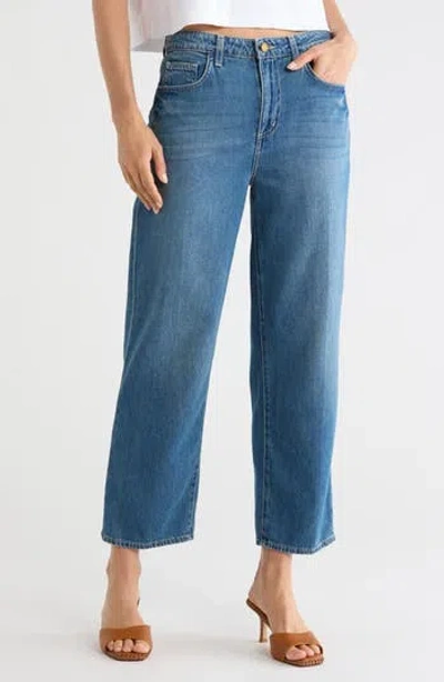 L'agence June Ultra High Waist Crop Stovepipe Jeans