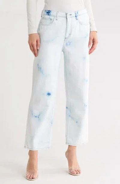 L'agence June Ultra High Waist Crop Stovepipe Jeans In Animal Print