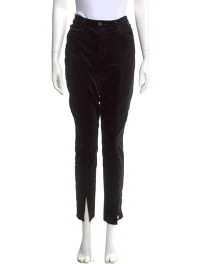 Pre-owned L'agence Jyothi Skinny Leg Pants In Black